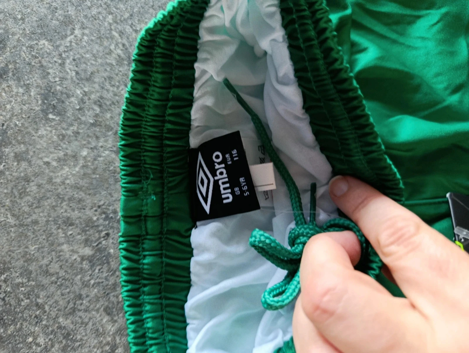 Umbro kids' 5-6 years (116) green QuickDry athletic shorts – New with tag – photo 7